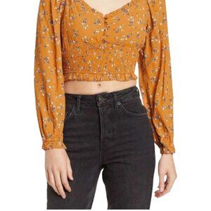 🆕 ELODIE Floral Crop Top Size XS
